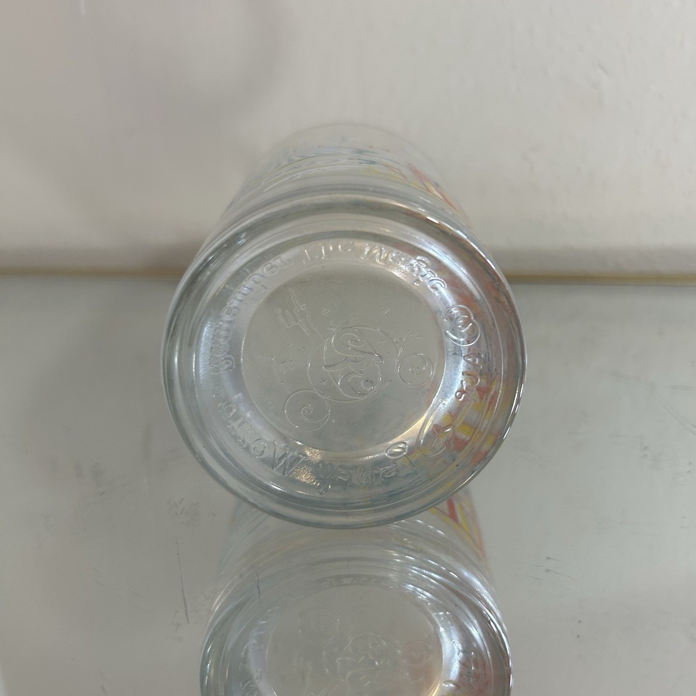Disney McDonald's 25th Anniversary Glass Donald Duck Mickey Balloons Space Mtn. - Picture 3 of 4